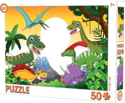 Produktbild von Dinosaurier Kinder Puzzle mit 50 Teilen