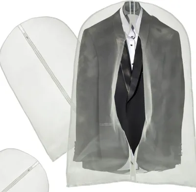 Produktbild von Kleiderhülle Anzugkleidung Kleidung transparent 60 x 120 cm