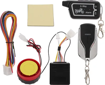 Image de Système d'alarme moto Vibration Sound Alarme LCDà distance Anti -Vol -Vol -Économie d'énergie