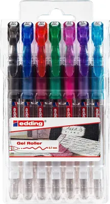 Immagine prodotto di edding 2185 Rulli in gel assortiti (set di 7)