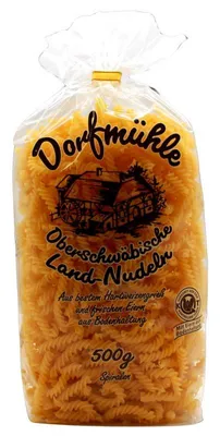 Produktbild von Dorfmühle Oberschwäbische Land-Nudeln Spiralen, 12er Pack (12 x 500g)
