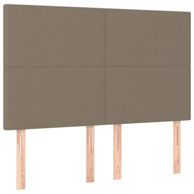 Zdjęcie produktu dla VidaXL 3116054, Szarobrązowy, Poliester, Drewno, 1440 mm, 118 cm, 128 cm, 50 mm