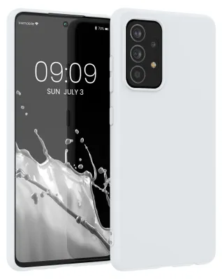 Produktbild von kwmobile Handyhülle für Samsung Galaxy A52 / A52 5G / A52s 5G Hülle - TPU Case - Kabelloses Laden - Schutzhülle Cover in Weiß matt