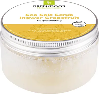 Produktbild von GREENDOOR Sea Salt Scrub Ingwer Grapefruit