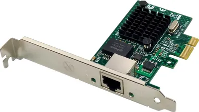 Produktbild von LevelOne Gigabit-Ethernet-PCIe-Karte, Eingebaut, Kabelgebunden, PCI Express, Ethernet, 1000 Mbit/s, Schwarz, Grün, Silber