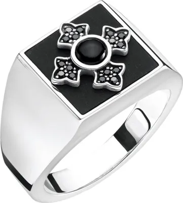 Produktbild von Thomas Sabo TR2209-641-11 Ring Herren Royalty Kreuz Sterling-Silber Gr. 62