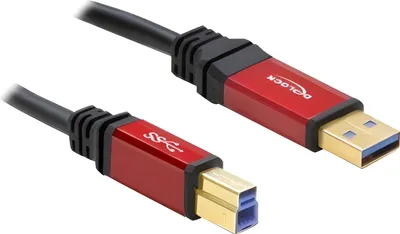 Obrázek produktu pro Delock Premium - USB-Kabel - USB Typ A (M) zu USB Type B (M)