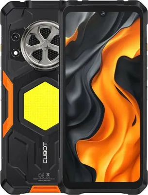 Cubot KK Power 5, 17,5 cm (6.88"), 6 GB, 128 GB, 64 MP, Android 15, Schwarz, Orange