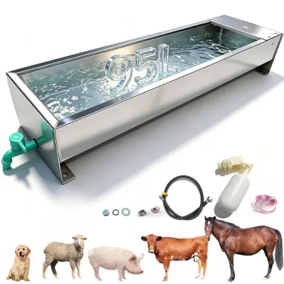 Immagine prodotto di Omgoods - Abbeveratoio automatico in acciaio inossidabile per animali domestici