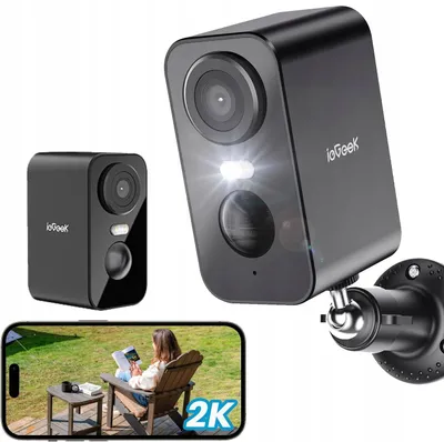 Produktbild von ieGeek WLAN Überwachungskamera 2K 3MPX 4x Zoom Aussen