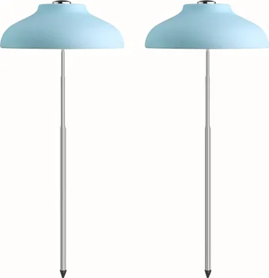 Produktbild von Northpoint LED Pflanzenleuchte 2er-Set Pflanzenlicht mit Teleskopstab Blau