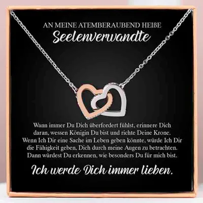 Productafbeelding van Halsketting met hartjes, voor dames - Cadeau-idee - LUX_HEARTS