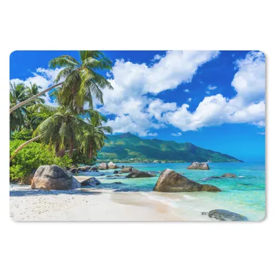 Produktbild von MuchoWow® Mauspad Mousepad Strand - Meer - Tropisch 27x18 cm - Mousepads - Maus Mat - Pad - Mausunterlage - Büroartikel - Desk Matten