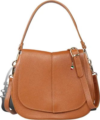 Immagine prodotto di Borsa a tracolla da donna Florence, in pelle marrone, dimensioni 27x9x26, codice D2OTF178C3