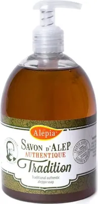 Obrázok produktu pre Aleppo tekuté mydlo 1% vavrínový olej Alepia 500ml