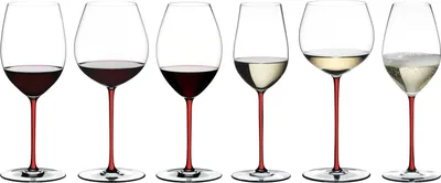 Produktbild von RIEDEL Fatto A Mano Champagner Weinglas - Rot