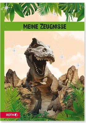 Produktbild von ROTH Zeugnismappe "Tyrannosaurus" mit Design und Effekt inkl. 10 PP-Hüllen
