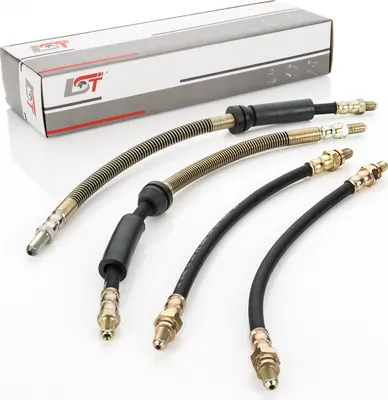 Produktbild von 4x Bremsschlauch Bremsleitung Vorderachse Hinterachse für FORD FIESTA 3 III