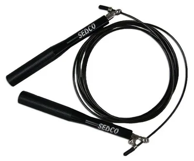 Obrázek produktu pro Švihadlo SEDCO JR1001 ALU+PVC 3m černá