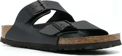 Produktbild von Birkenstock Arizona Schwarz Schmales Fußbett - Slipper - 1019069
