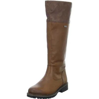 Produktbild von Remonte Hochschaftstiefel - Karamellbraun Glattleder : Normal : 43 Größe: 43 Weite: Normal