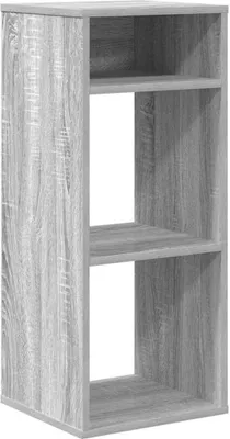 Obrázok produktu pre vidaXL Regál na knihy Grey Sonoma 34x31x80 cm Materiál na báze dreva
