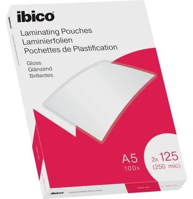 Produktbild von Ibico 627315, Transparent, Glänzend, A5, 154 mm, 216 mm, 100 Stück(e)