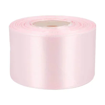 27m Satinband 50mm Dekoband pastellrosa