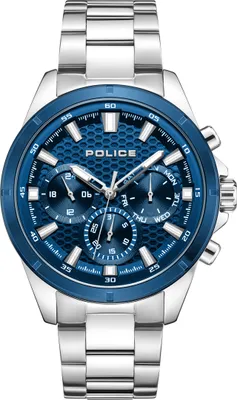 Obrázok produktu pre POLICE pánske hodinky quartzové hodinky strieborné / modré oneize men 45 PEWJK2204108, PEWJK2204109