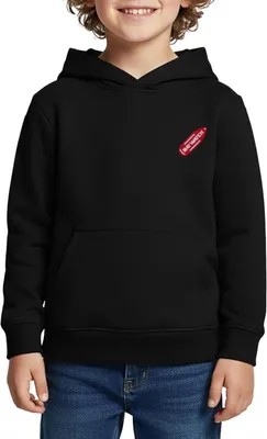 Produktbild von Spreadshirt Baywatch Logo Auf Boje Als Stick-Design Kinder Premium Hoodie, 122/128 (6 Jahre), Schwarz