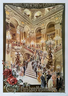 Produktbild von Théatre de L'Opéra - P.L.M - Plakat, 50x70 cm