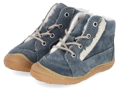 Imagen del producto de Botas de invierno para niña marca Pepino, modelo Burschen, color azul, material: gamuza, talla: 23