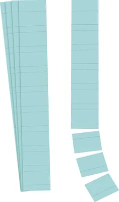 Produktbild von Ultradex Einsteckkarte 140606 60x32mm h.blau 90 St./Pack.