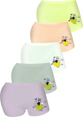 Produktbild von 5er Set Mädchen Pantys - Katzen - Bunt