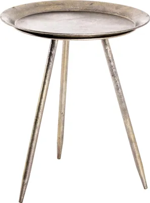 Produktbild von HAKU Beistelltisch bronze - Metall, B/H/T: 38x47x38 cm