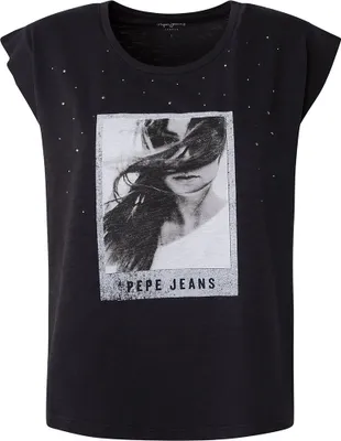 Produktbild von Pepe Jeans Opal Kurzarm-t-shirt Grau L Frau Grau L