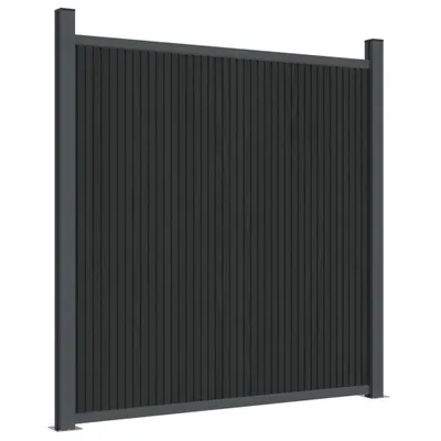 Produktbild von Zaunelement WPC Grau 180x186 cm
