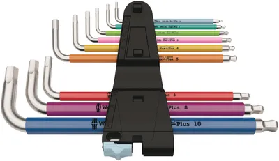 Productafbeelding van Wera 05022669001 Wera 3950/9 Hex-Plus Winkelschlüsselsatz