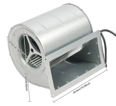 Image de Ventilateurs centrifugaux, haute efficacité, construction durable, couleur argent