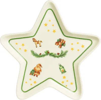 Immagine prodotto di Piatto a forma di stella, 34 cm, collezione natalizia