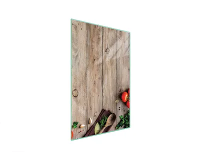 Image de Planche à découper en verre 35x52 bois