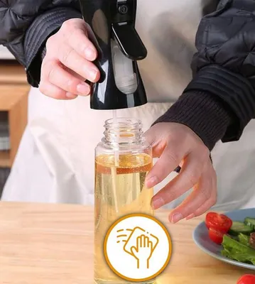 Produktbild von Öl- und Essig-Dosierer aus Glas, 200 ml, Sprühflasche, Sprühfunktion, feiner Sprühnebel
