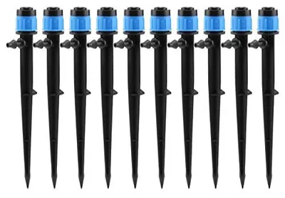 Produktbild von 50 Stück/Packung Garten-Rasen 360 Tropfbewässerungssystem Pflanzen Bewässerungsdüse Sprinkler Sprühtrimmer