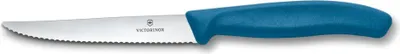 Produktbild von Swiss Classic, Steak & Pizzamesser, 11cm, Wellen, blau