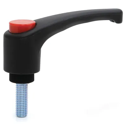 Immagine prodotto di Maniglia di serraggio M12x50 Maschio Nylon (filettatura in zinco)
