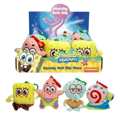 Immagine prodotto di Portachiavi in peluche - SpongeBob SquarePants, 10 cm