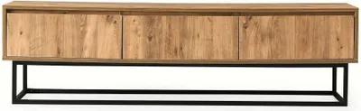 Produktbild von Dmora TV-Schrank Suhail 180x40x50 cm Braun, 3 Schubladen