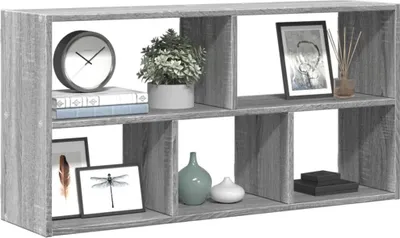 Image de vidaXL Étagère murale Gris Sonoma 100x25x50 cm Bois composite