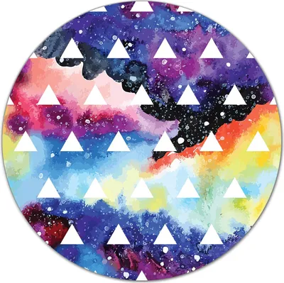 Produktbild von Herd-Abdeckplatte Glas Schneidebrett Ceranfeld-Abdeckung - 40 cm - Galaxie Bunte