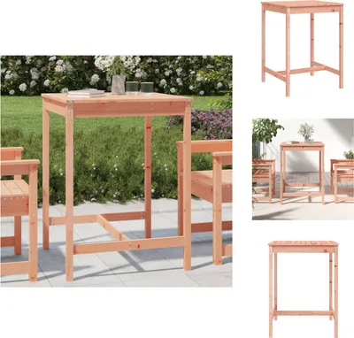 Obrázok produktu pre vidaXL Záhradný stôl 82,5x82,5x110 cm z masívneho dreva duglasky - Záhradné stoly